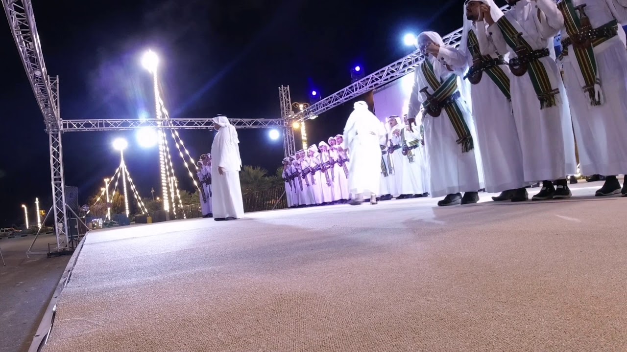 مشاركة فرقة فيفاء الشعبية في مهرجان العسل الخامس بالعيدابي