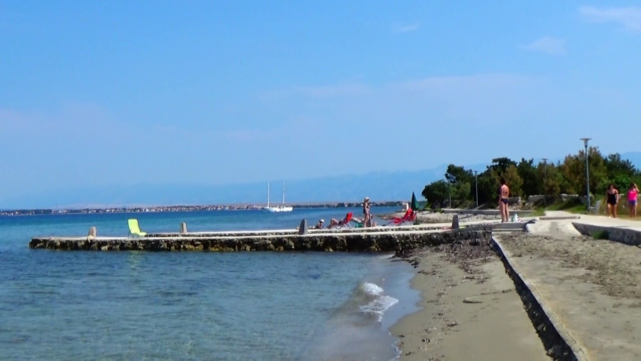 3.1 Pláž, Privlaka (Zadar), Chorvátsko