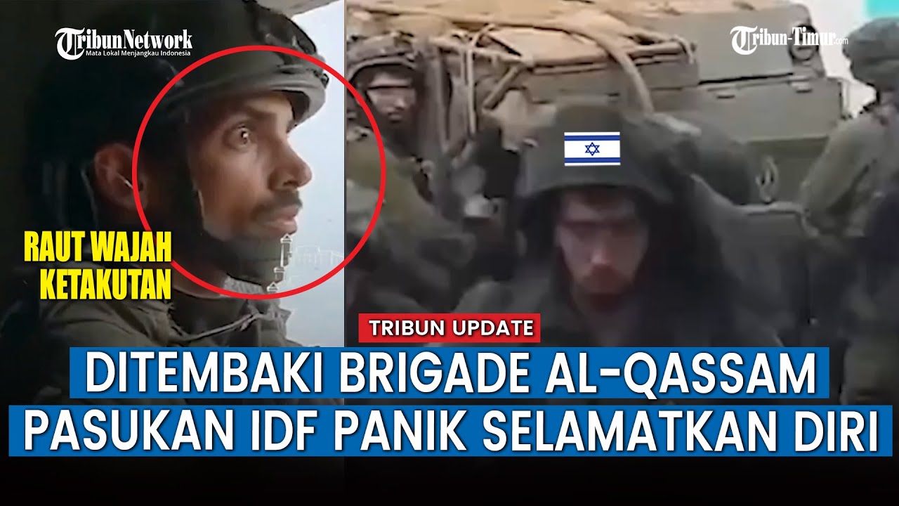 Kepanikan Tentara Israel Hadapi Perlawanan dari Brigade Al-Qassam saat Serangan Daratnya