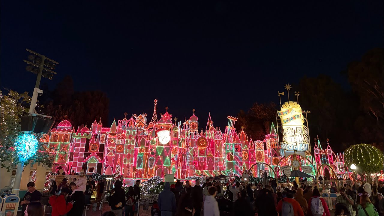 A christmas fantasy parade night viewing by Small world 2024