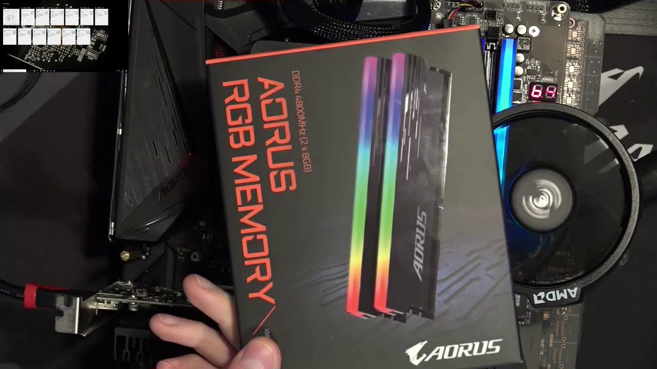 Overclocking Gigabyte Aorus RGB memory to 5100 CL19!