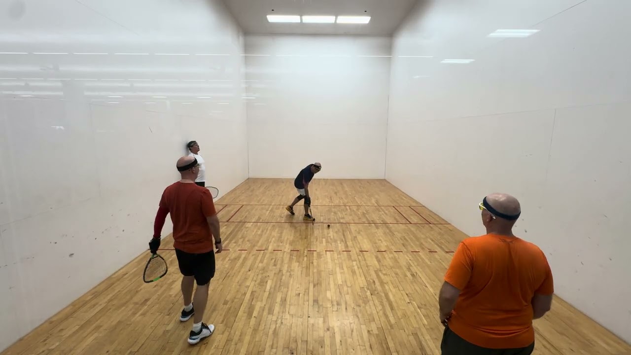 01.14.2026 Amir/Justin vs. Brandon/Robert doubles racquetball at LAF Austin TX.
