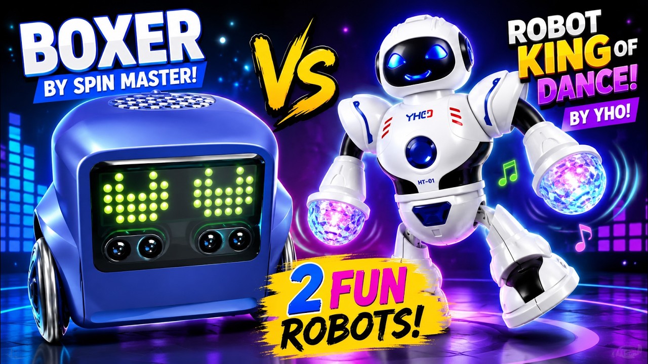 Spin Master Boxer and Robot King of Dance
