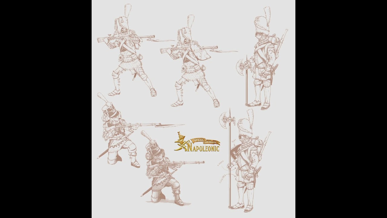 French infantrymen #napoleonica_sam #fantasyminiatures