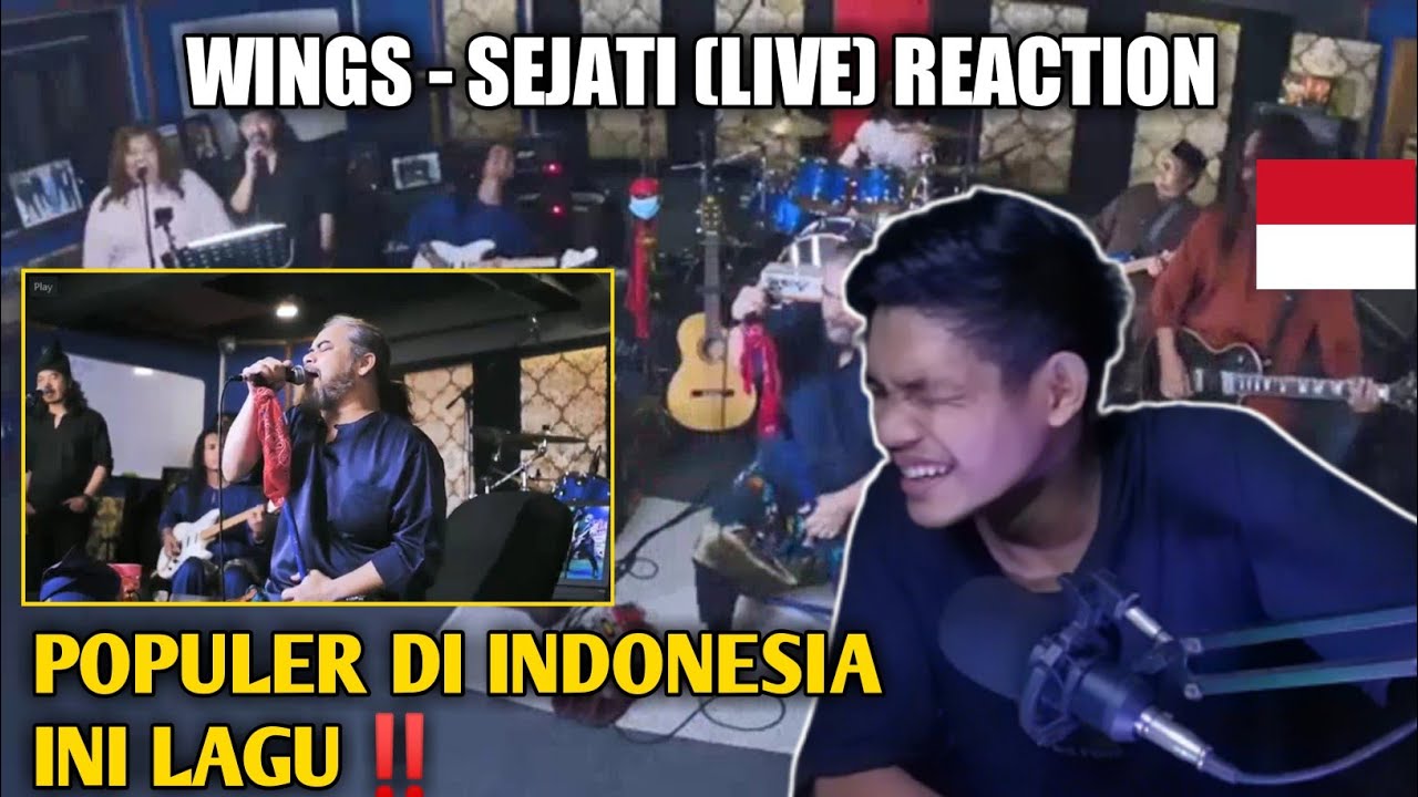 POPULER DI INDONESIA ‼️WINGS - SEJATI (LIVE) REACTION