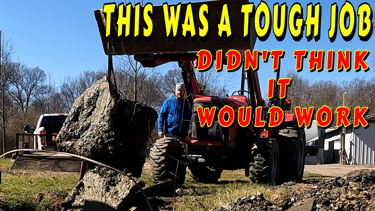 THE WORST JOB EVER JUST CRAPPY tiny house, homesteading, off-grid, cabin build, DIY, HOW TO tractor