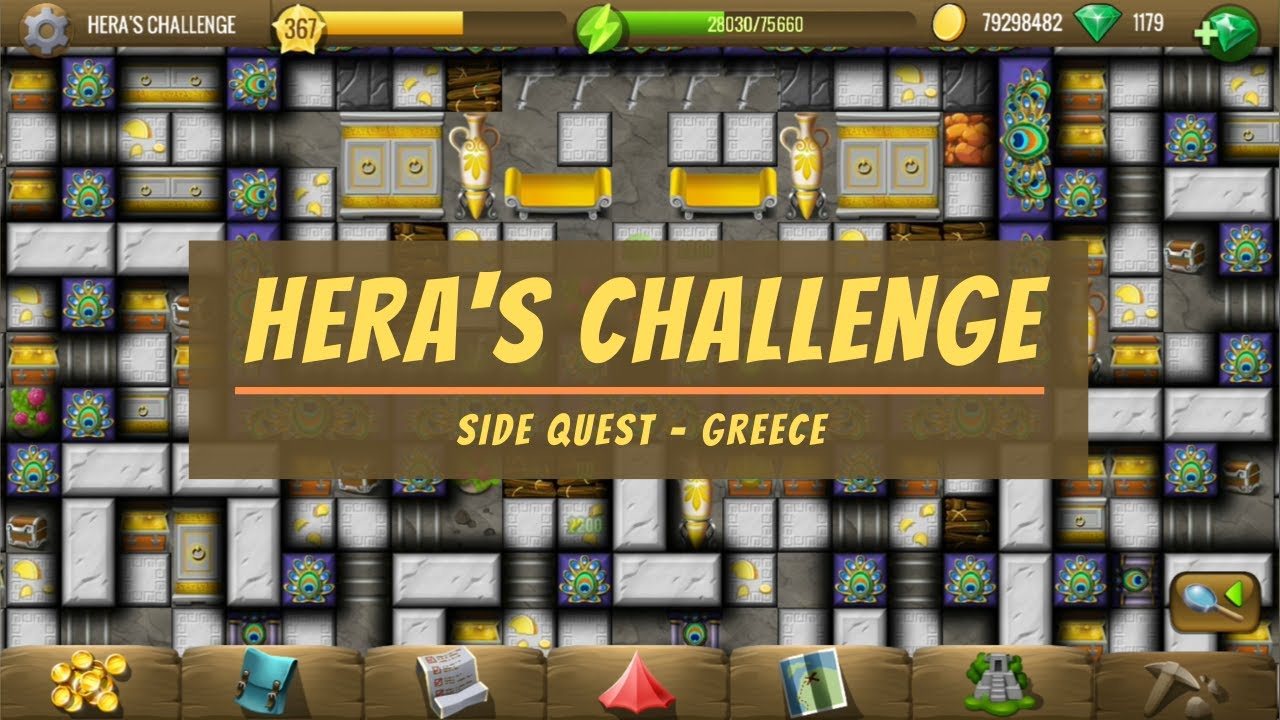 Hera's Challenge - Greece Side Quest - Diggy's Adventure