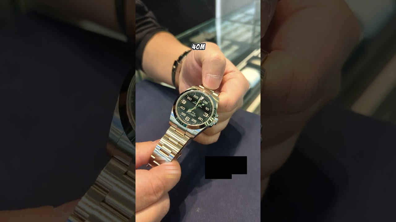 Rolex Airking Stainless Black Dial 126900 2024 Full Set ⌚️