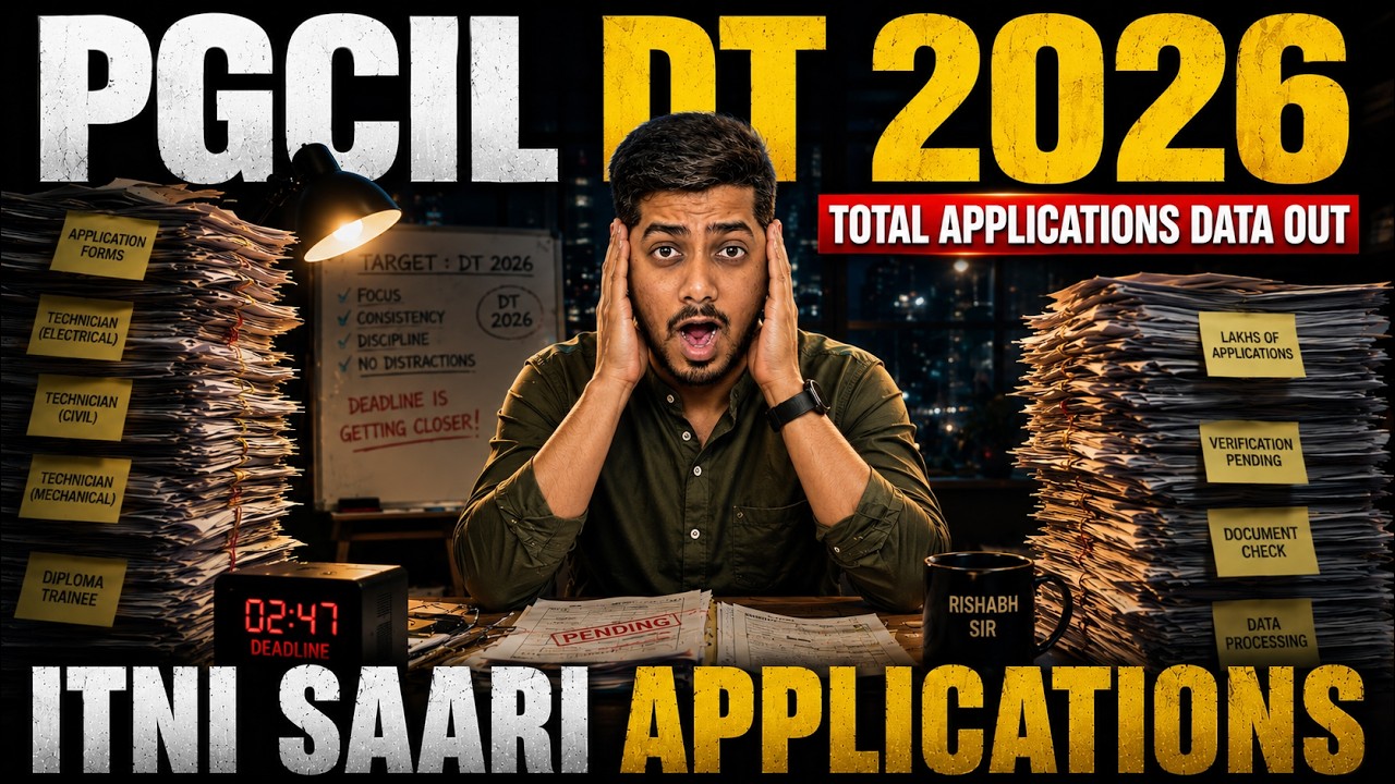 PGCIL Diploma Trainee 2026: Total Forms Filled Data | Real Competition Level & Safe Score