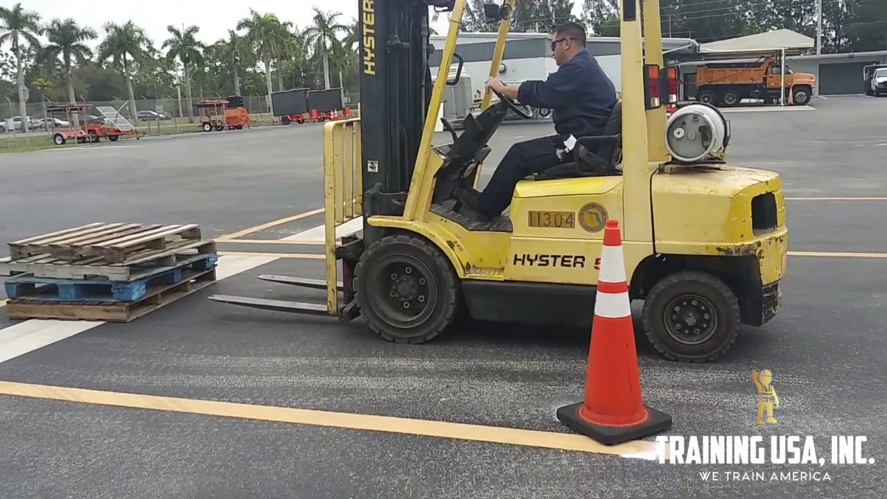 Training USA, Inc: Forklift Obstacle Course (Training)