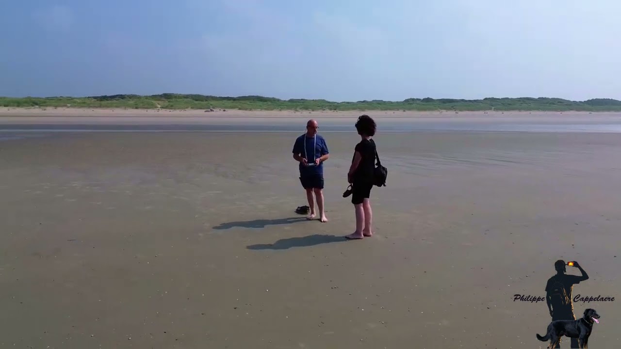 Plage de Bray Dunes. Jeudi 1 Aout 2024.