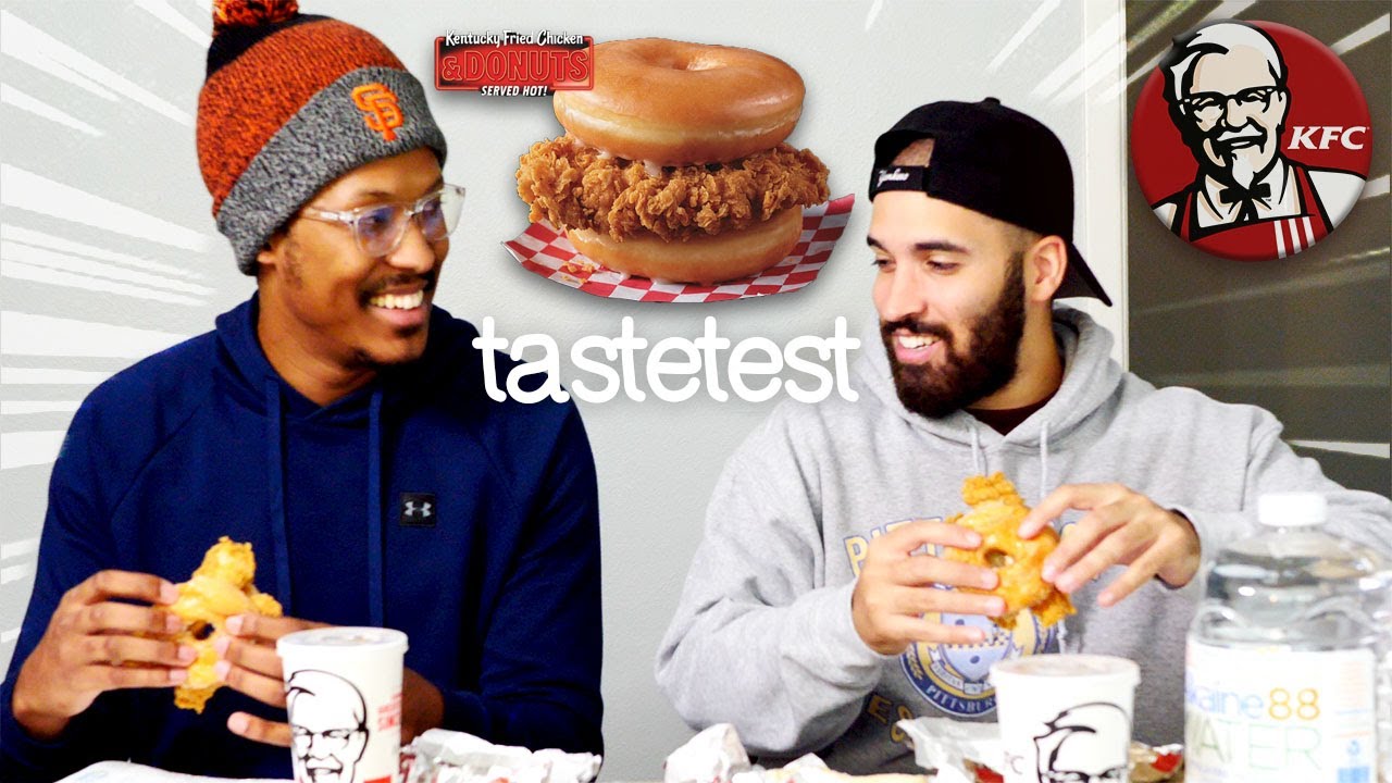 Trying KFC's Chicken & Donut Sandwich!