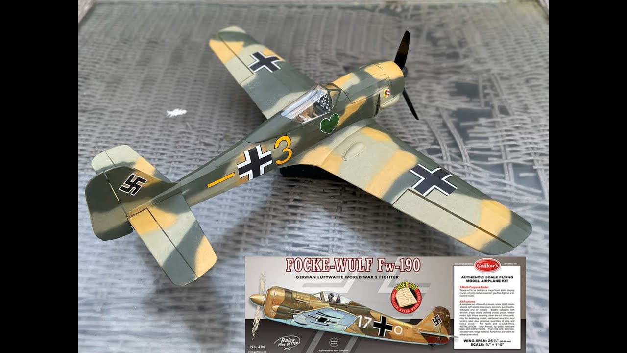 Переделка FW 190 RC от SKippy Guillow, часть 4 — завершение