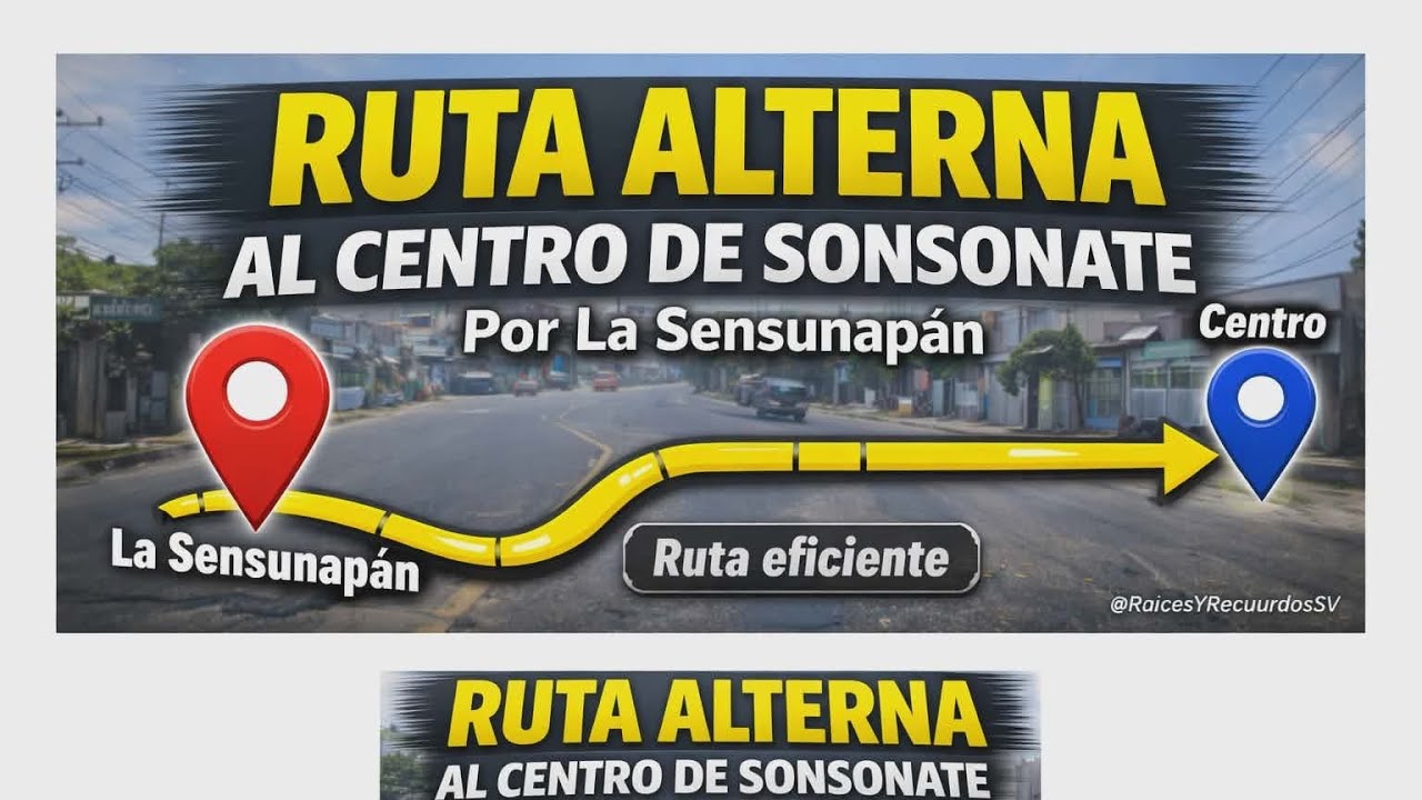 RUTA AL CENTRO De Sonsonate por La Sensunapán Mercado#Sonsonate#MercadoViejo#RaicesYRecuerdosSV#Ruta