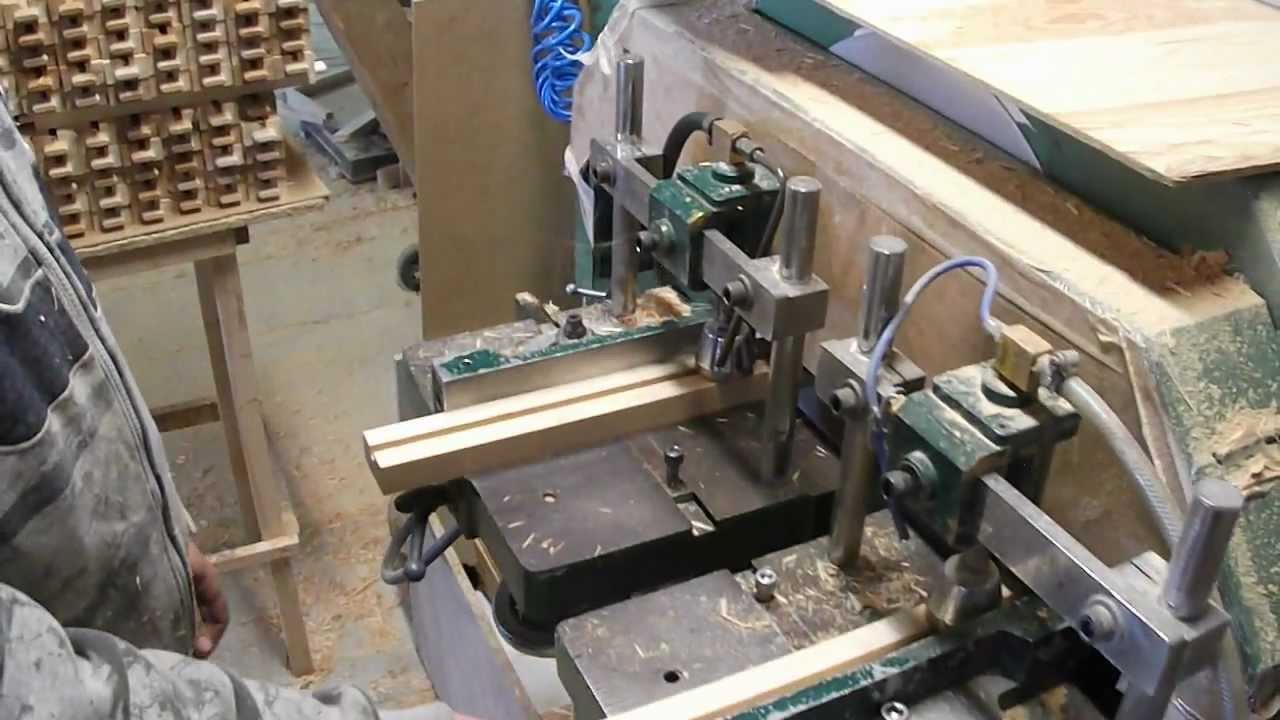 Czopiarka obwiedniowa BALESTRINI (Balestrini Tenoner) Obróbka łączyn krzeseł WOODWORKING MACHINERY