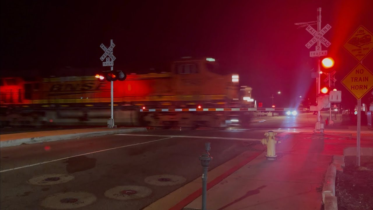 Westbound BNSF DAYGO Manifest Train Here At Casa Blanca Near Riverside, CA 