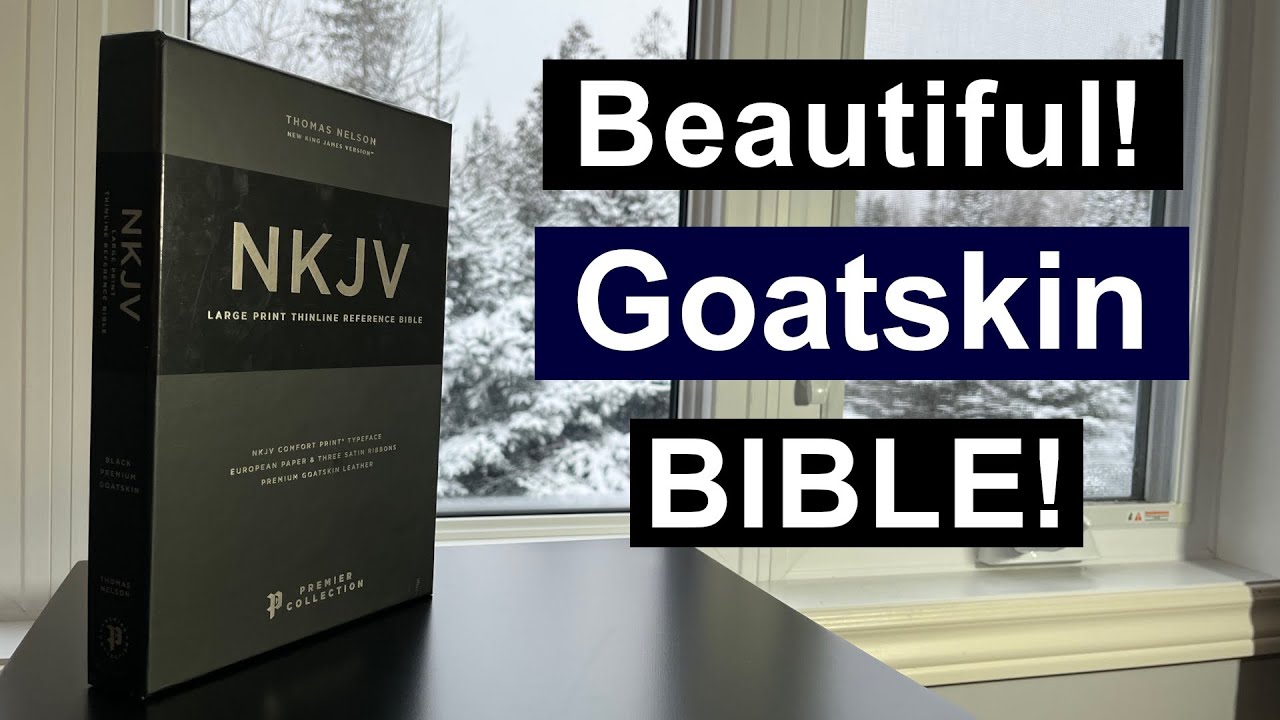 Premier NKJV Large Print Thinline Reference BIBLE | REVIEW