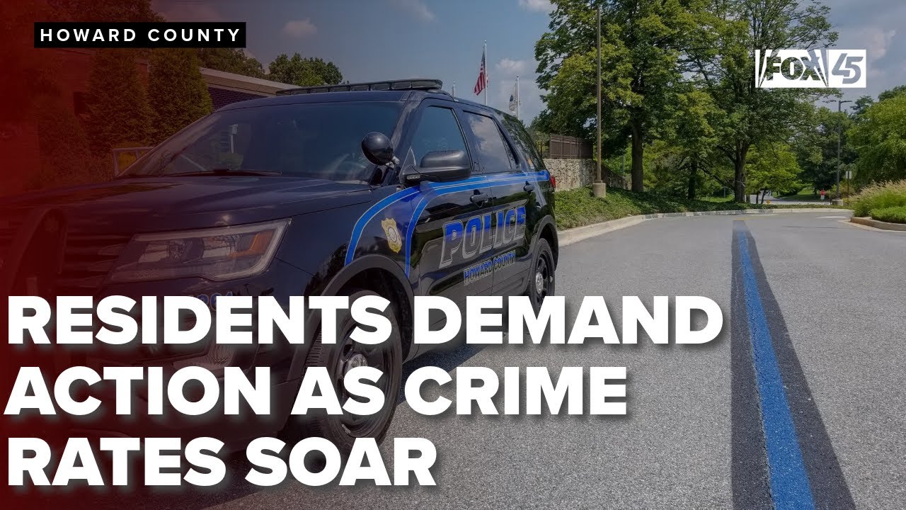 Howard County residents demand action as crime rates soar