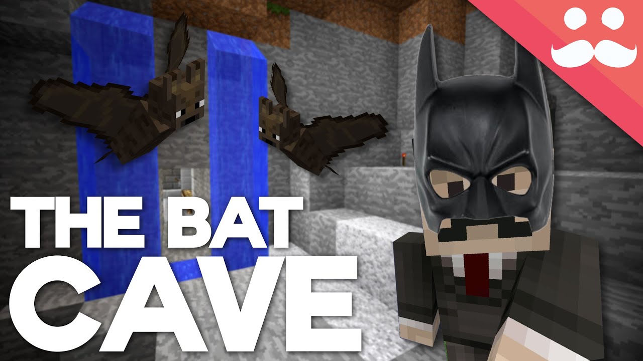 How to Build a BATCAVE in Minecraft!