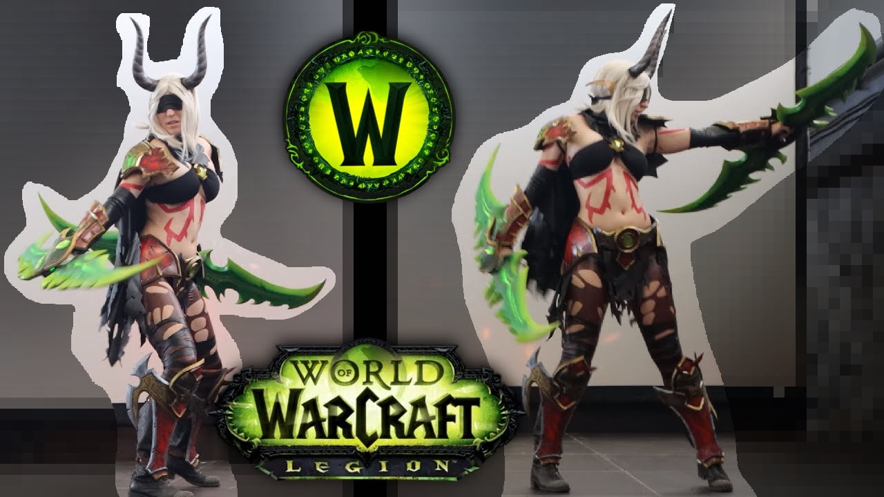 WoW Legion Blood Elf Demon Hunter Cosplay by alizacosplay