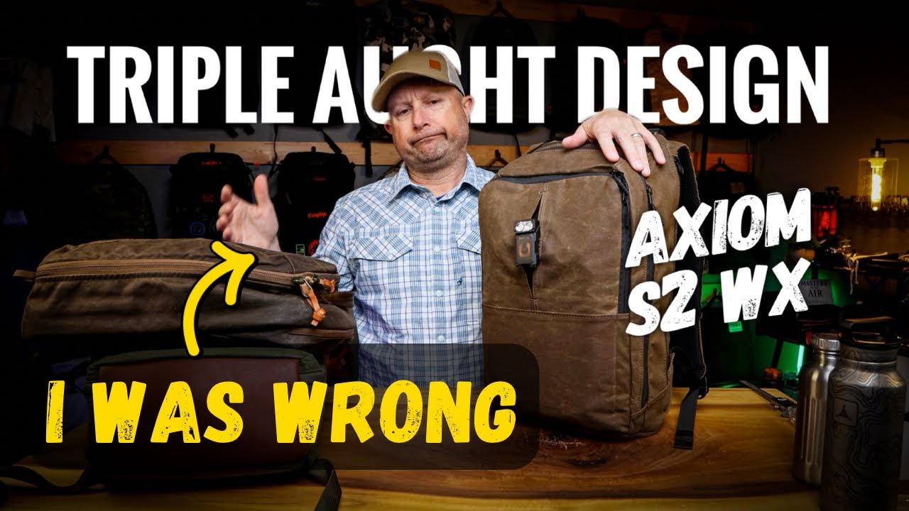 Waxed Canvas Shootout Part 2 // Triple Aught Design Axiom S2 WX enters the conversation