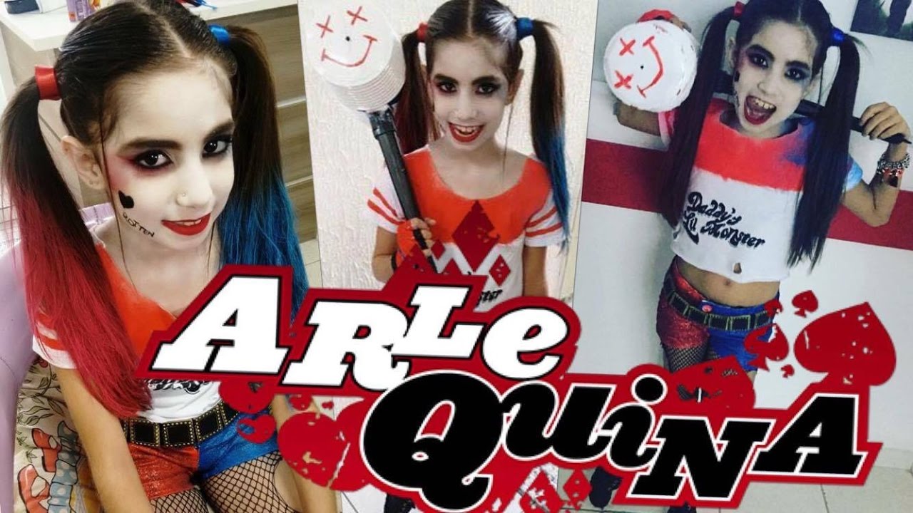 Arlequina Morena :Festa Hallowen CNA Inglês