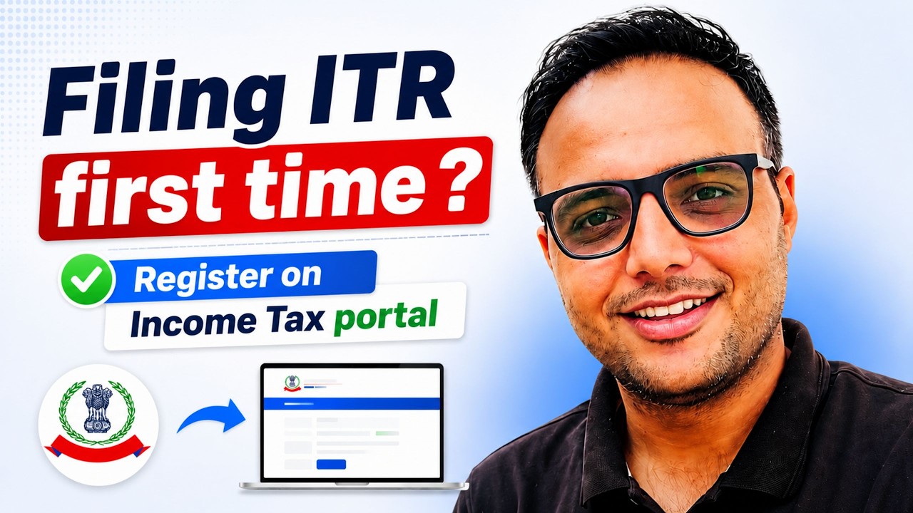 How to register on Income tax portal for ITR filing | First time ITR filing