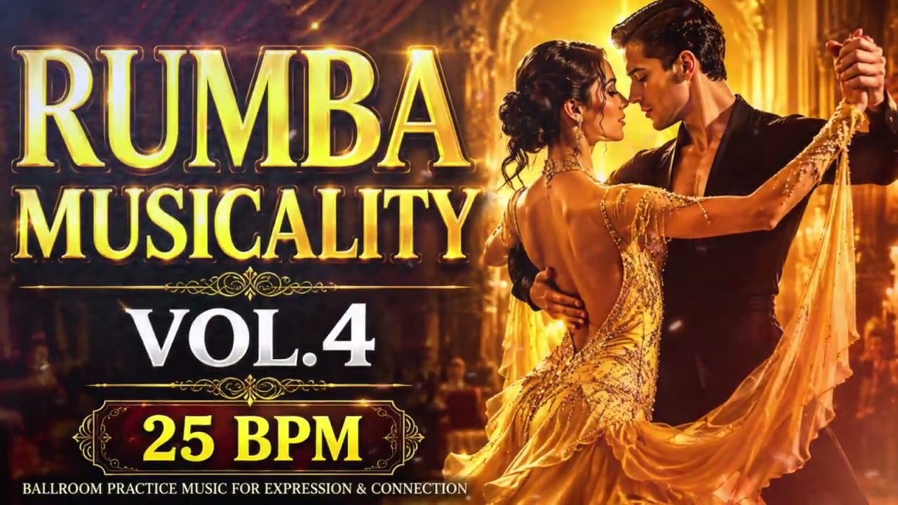 RUMBA MUSICALITY VOL.4 &ndash; 25 BPM | Ballroom Practice Music for Expression ⭐