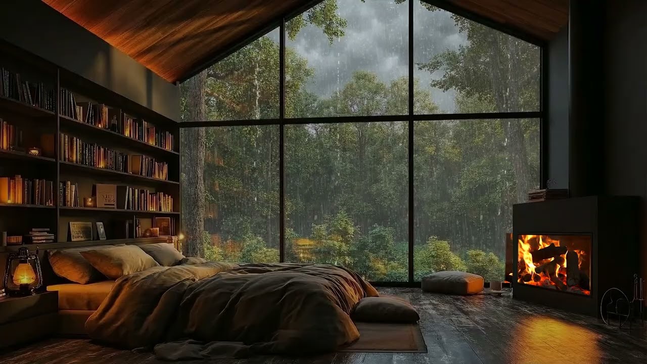 Rain Sounds For Sleeping 🌧️ Melatonin Release, Stop Overthinking, Goodbye Insomnia