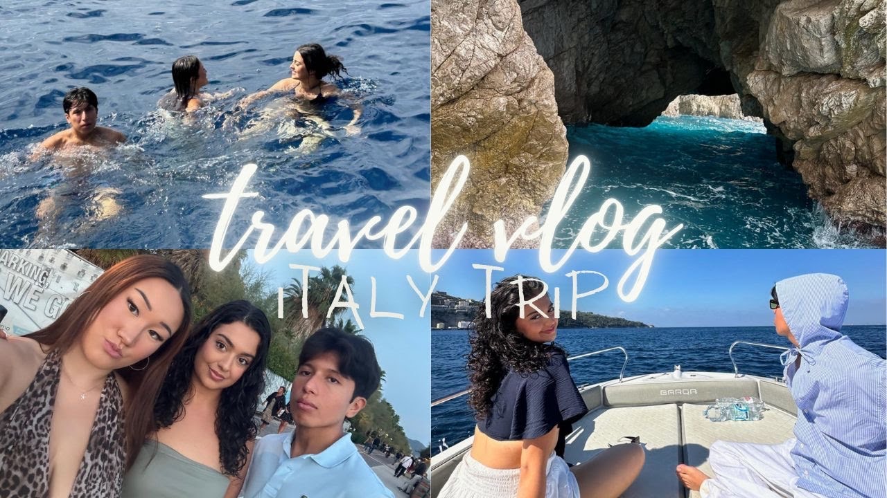 ITALY TRAVEL VLOG🍋 Amalfi Coast/Capri/Sorrento/Positano