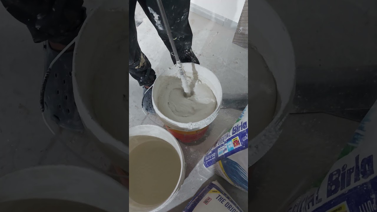 birla white cement wall putty 