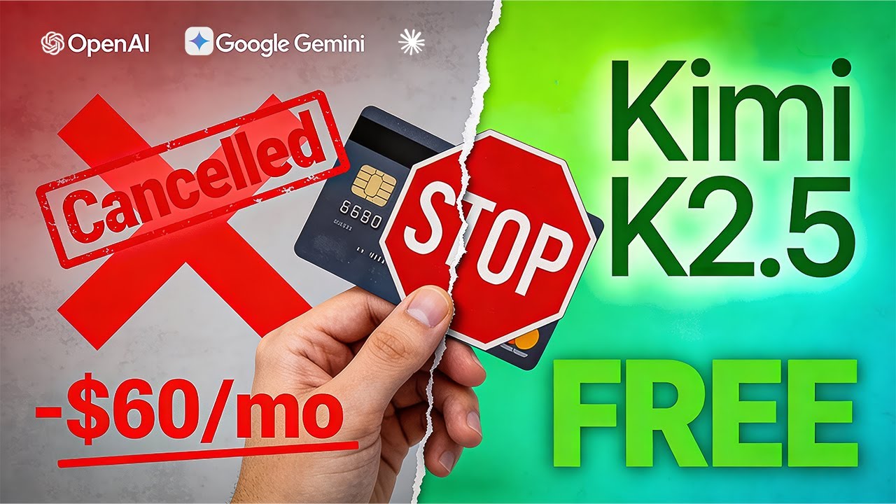 Stop Paying for AI. (Kimi K2.5 is Better & Free)