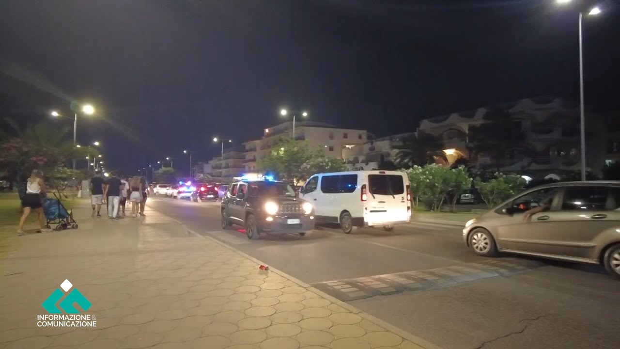 Sequestri nella movida di Corigliano Rossano