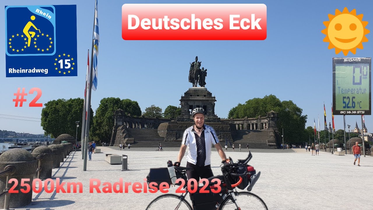 Venedig und zurück / Sommer - Radreise 2023 / Rheinradweg / Remagen ~ Bingen am Rhein #2