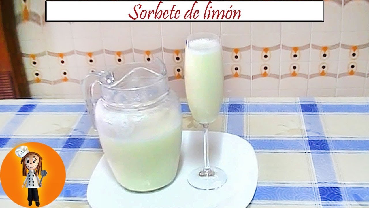 Sorbete de lim&oacute;n | Receta de Cocina en Familia