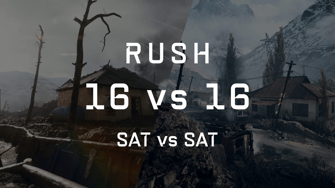 SAT vs SAT - Rush 16v16 |Battlefield 6