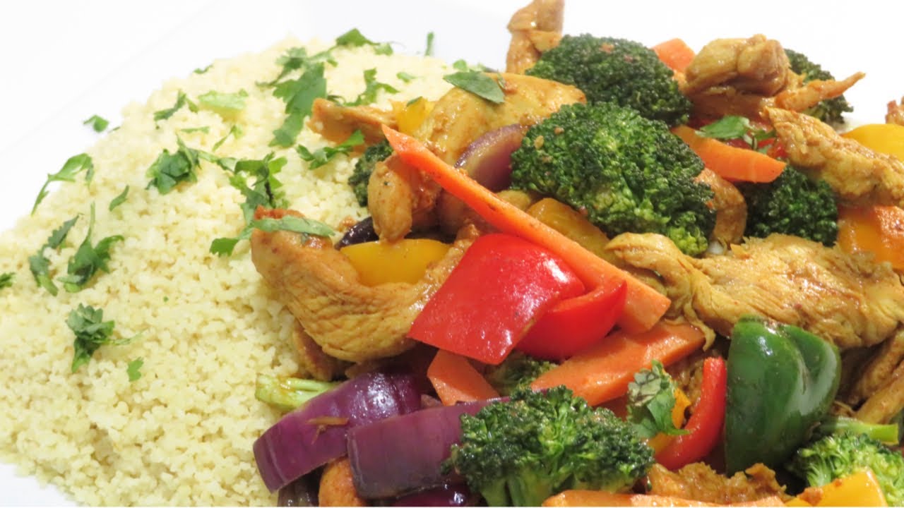 CUNTO CAAFIMAAD LEH | HEALTHY COUSCOUS WITH VEGETABLES