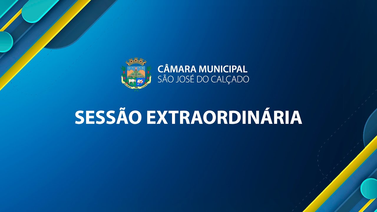 Sessão Extraordinária -  19/01/2026 - Câmara Municipal de São José do Calçado-ES