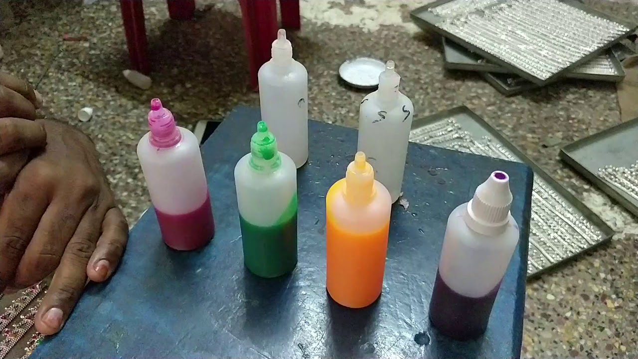 MAKING OF SILVER ANKLETS - COLOR MAKING PROCESS