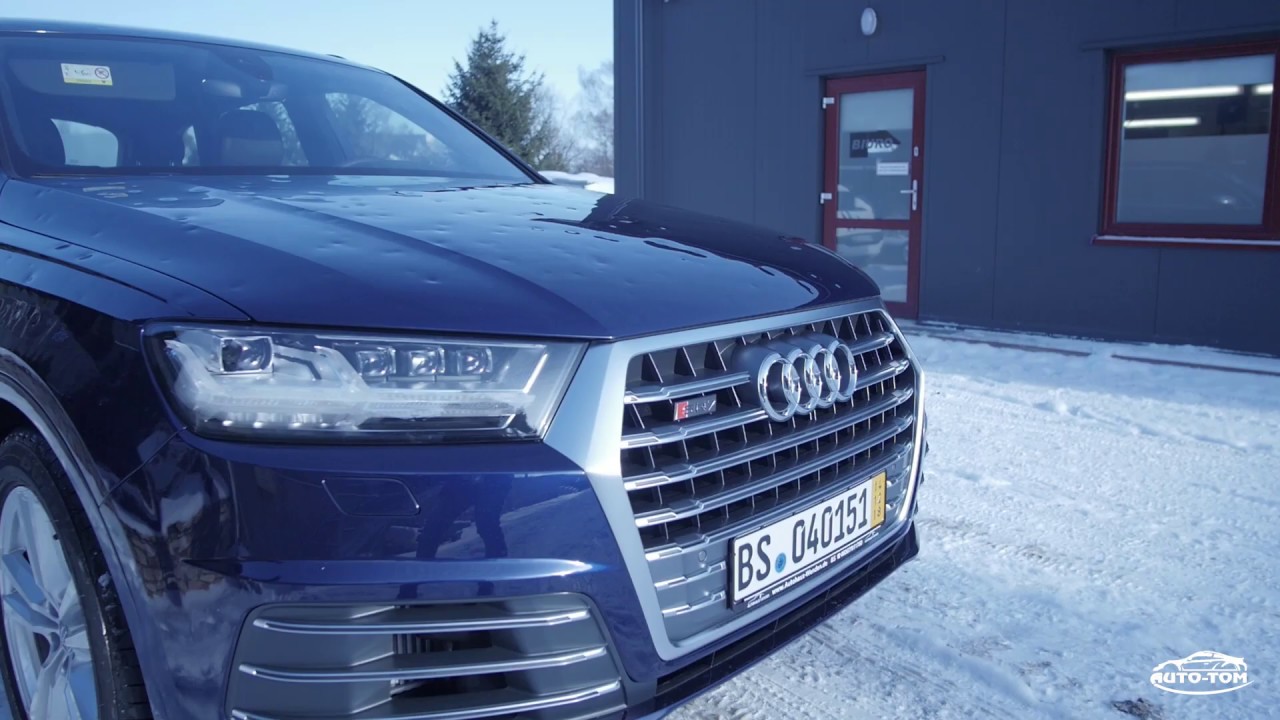 Trailer: Audi SQ7 (aluminium) Usuwanie Wgnieceń Bez Lakierowania. AUTO-TOM