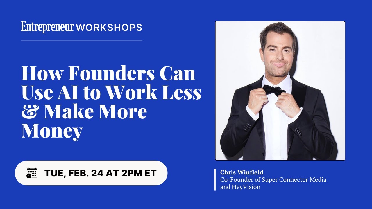 How Founders Can Use AI to Work Less & Make More Money