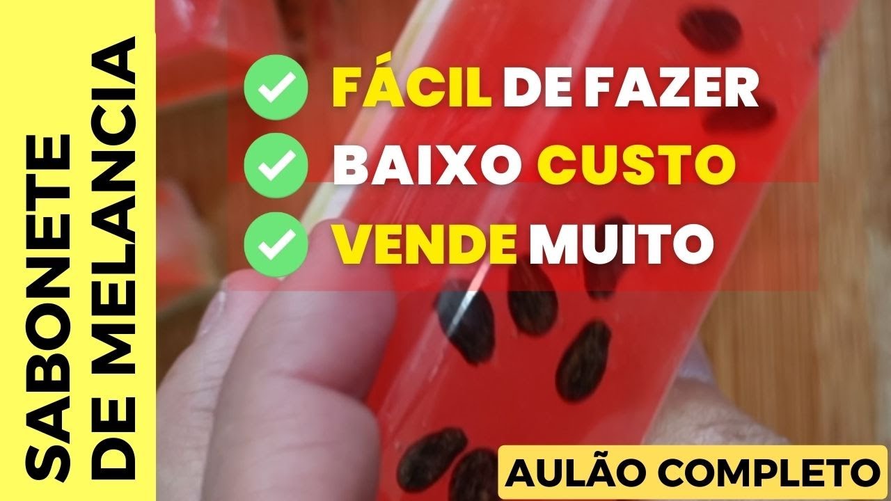 AULA COMPLETA - Como Fazer SABONETE ARTESANAL na Caixinha de Leite