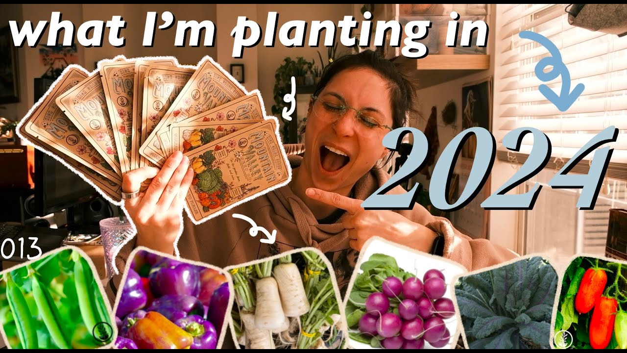2024 Seed Haul ⎮ funky, colorful, & new to me varieties + garden update!