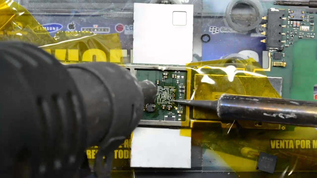 reparación Huawei Ascend G730 no enciende dead , consumo 120mA y se cae a cero cambio ic power