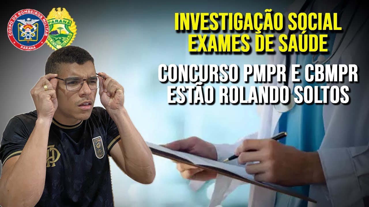 Tudo sobre exames de saúde no concurso da PMPR e CBMPR