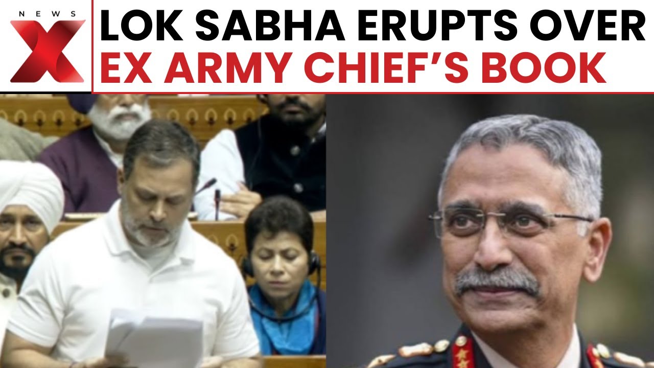 Lok Sabha Chaos: Opposition Uproar In Lok Sabha Over Former Army Chief&rsquo;s Explosive Book