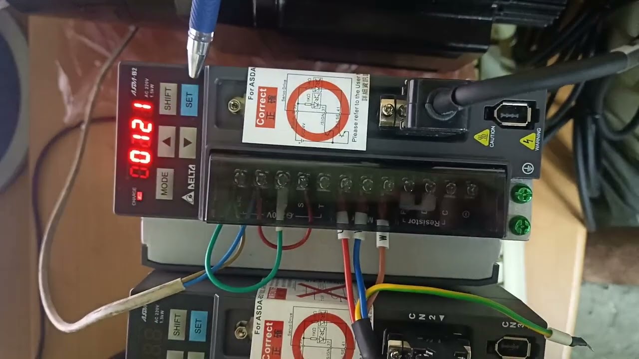 Сброс ошибки AL.013 на серводрайвере Delta asda b2