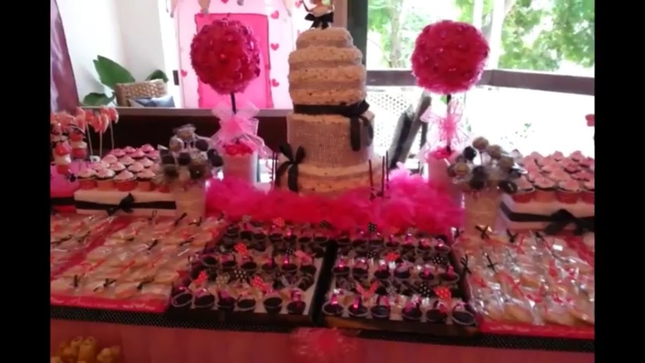 البوفيه اللي حضرت فعيد ميلاد بنتي مع لقطات من الحفل  Birthday of my daughter ideas on a  budjet