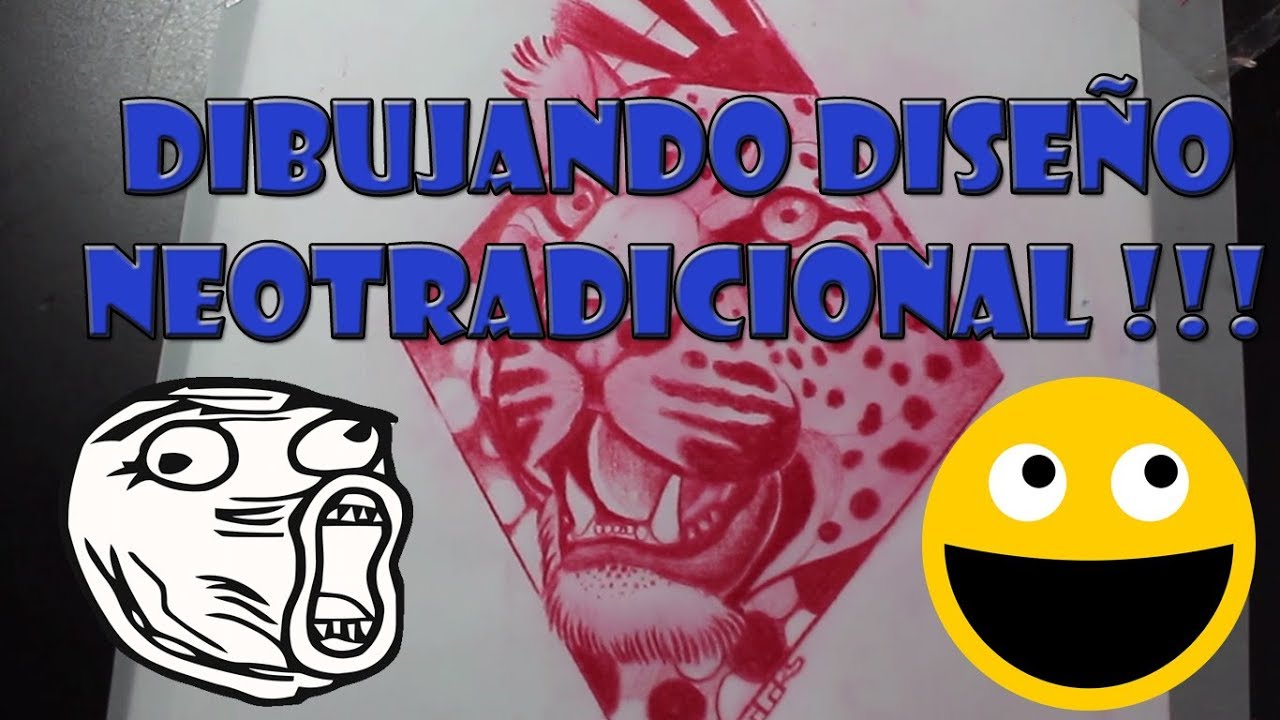 Como diseñar un tatuaje neo tradicional a paso a paso.