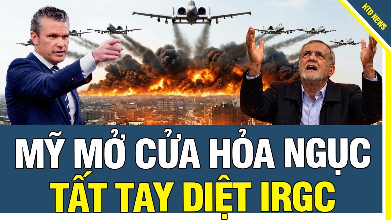 Mỹ Mở Cửa Hỏa Ngục: “Sát Thủ Mặt Đất” A-10 Xuất Kích ra đòn tất tay với Iran, tận diệt IRGC
